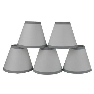 5 in. H Cotton Empire Lamp Shade