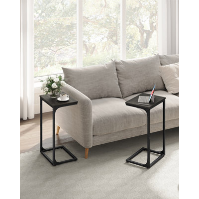 Alizon Pedestal Rectangular Side Table