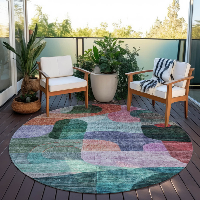 Tapis vert intérieur / extérieur Elina , 3 pi x 5 pi