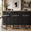 Ensemble de 3 tabourets de bar 27 "H 27" avec repose-pieds et chaises de cuisine modernes pour comptoir-246622908