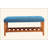 Charla Fabric & Oak Finish Bench-496043725