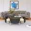 Table basse moderne avec 2 grands tiroirs de rangement Modern-1558400609