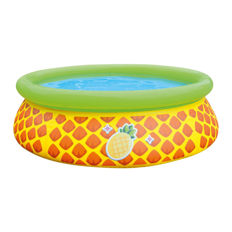 Plastic Round Inflatable Pool 10'' H x 12'' W x 12'' L