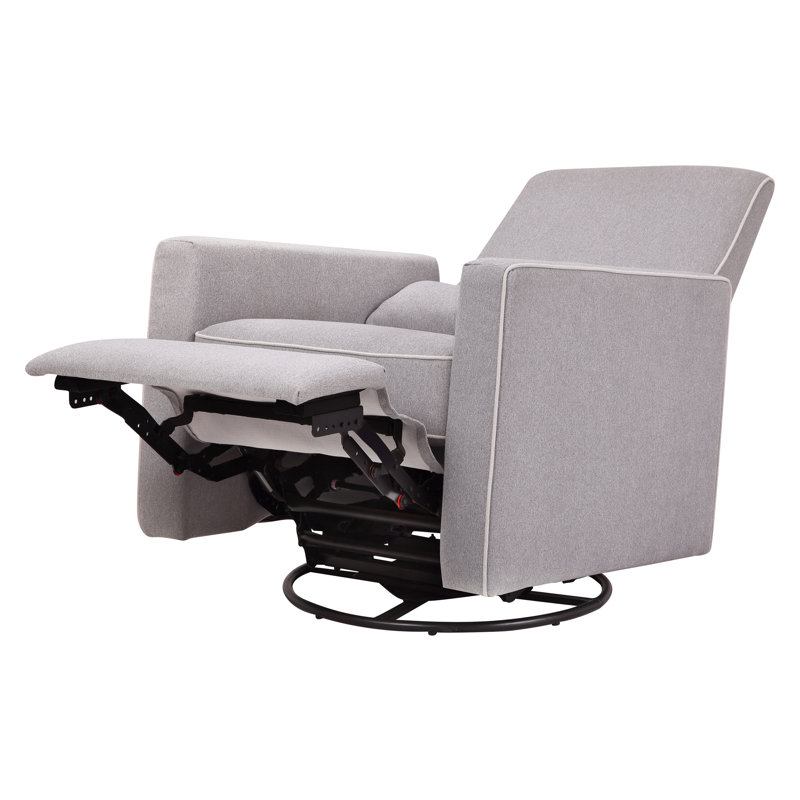 Piper Swivel Reclining Glider, Gray