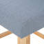 Ensemble de 2 tabourets de comptoir rembourrés en tissu rembourrés pour comptoir de cuisine ou bar-26838903