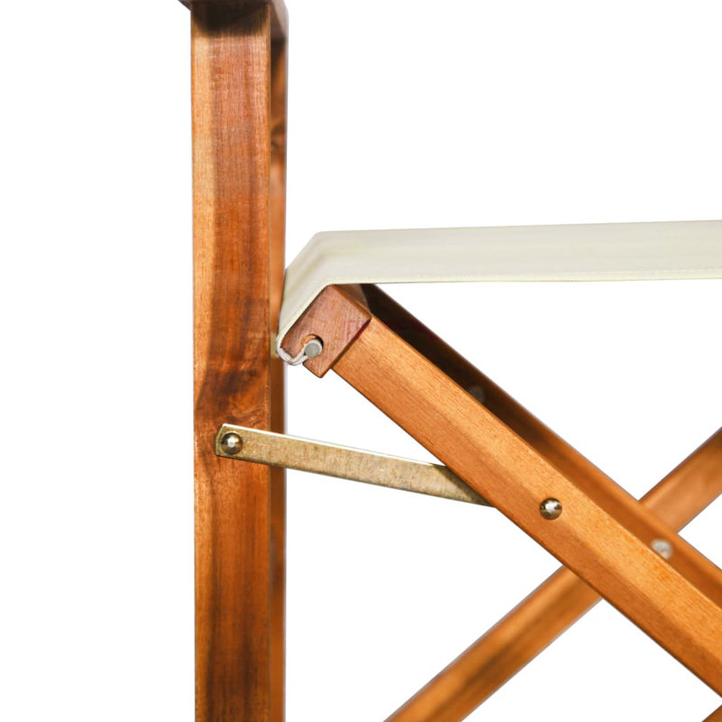 Jinesh Folding Deck Chair, White