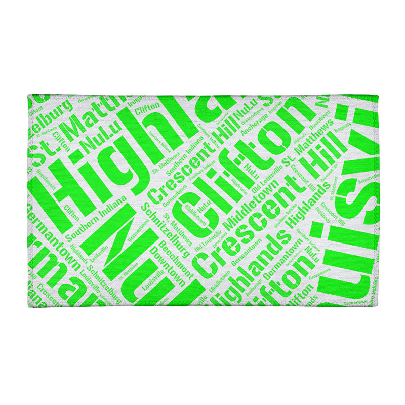 Chenille Indoor Rug, Rectangle 4' x 6'