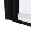 Porte de douche pivotante universelle à ouverture 1 3/8 po avec verre trempé de 1/4 po-102465312