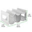 Arthenia 6 Bottle Tabletop Wine Bottle Rack-1605032146