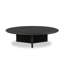 Table basse ronde Jake - Placage de chêne-248442652