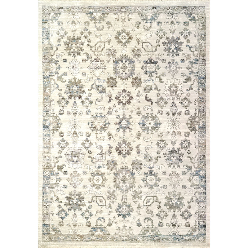 Wicham Oriental Indoor Rug, Rectangle 9" x 12"