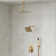 DualJetSpa Triple-Function 10" & 6" Ceiling Mount Complete Shower Faucet with Pressure Balancing Rough-In Valve