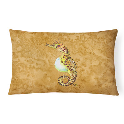 Coussin décoratif intérieur/extérieur hippocampe