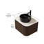 Ensemble de meuble-lavabo et lavabo Modern, en céramique et en pierre durables, conception peu encombrante