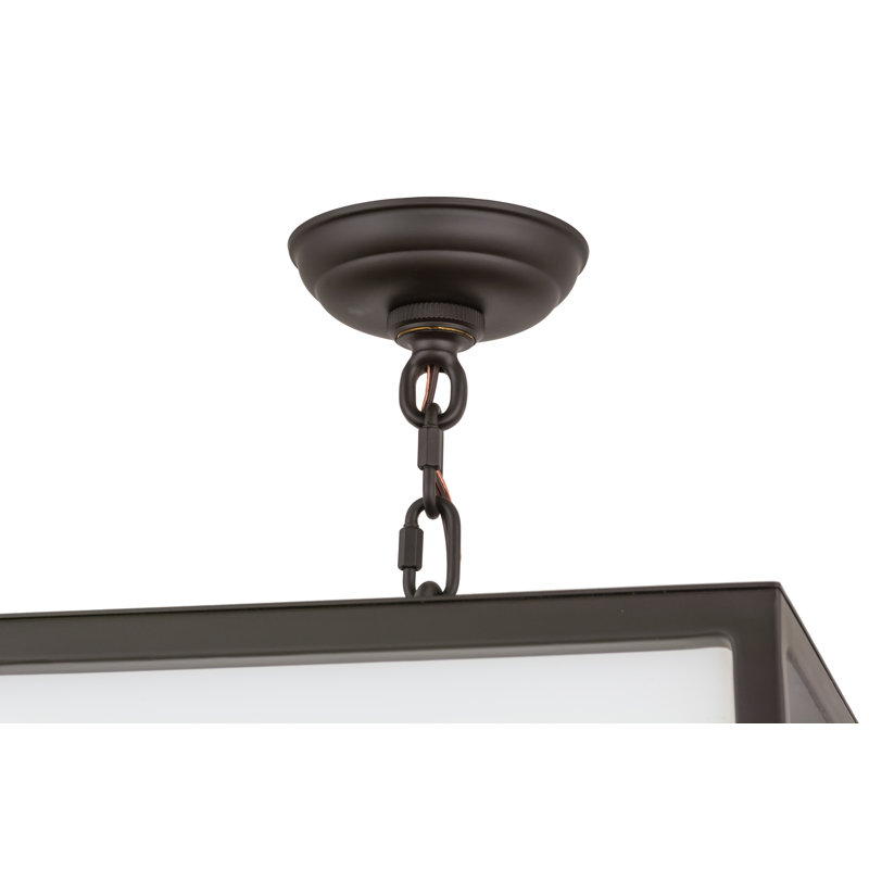 1 - Light Pendant, 33" - 63" H x 21.25" W x 21.25" D