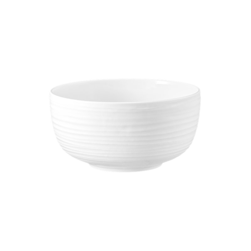 2 Piece Salad Bowl, White