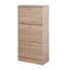 Armoire de rangement pour chaussures à 3 tiroirs, range-chaussures en bois à 3 niveaux