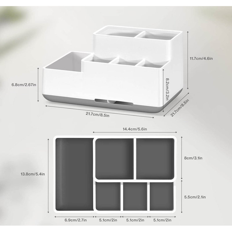 Bathroom Accessory Set, White