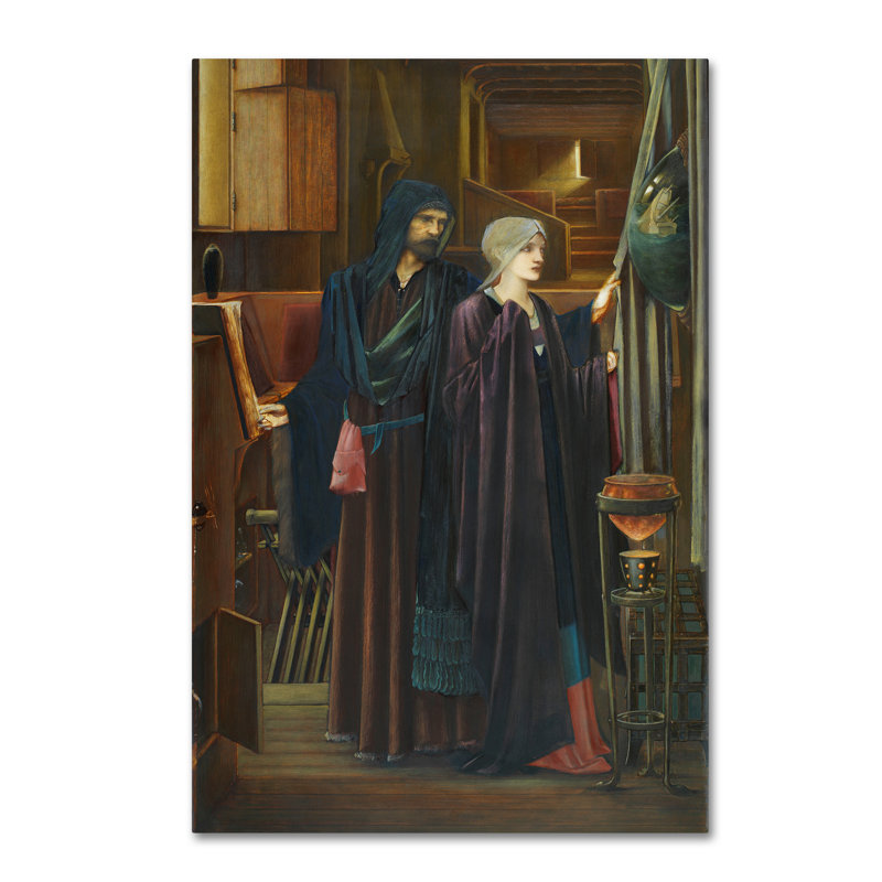 « the wizard », reproduction sur toile tendue, H 19 po x l 12 po