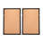 2 Leaf Shadow Box Wall Adornment, 23.5x1x35.5", Gray Wash Frame, Elaborate Paper Setup, Beautifies Contemporary Environments Trimming Object, Washed Intricate Formation, Adorns Office & Family Areas