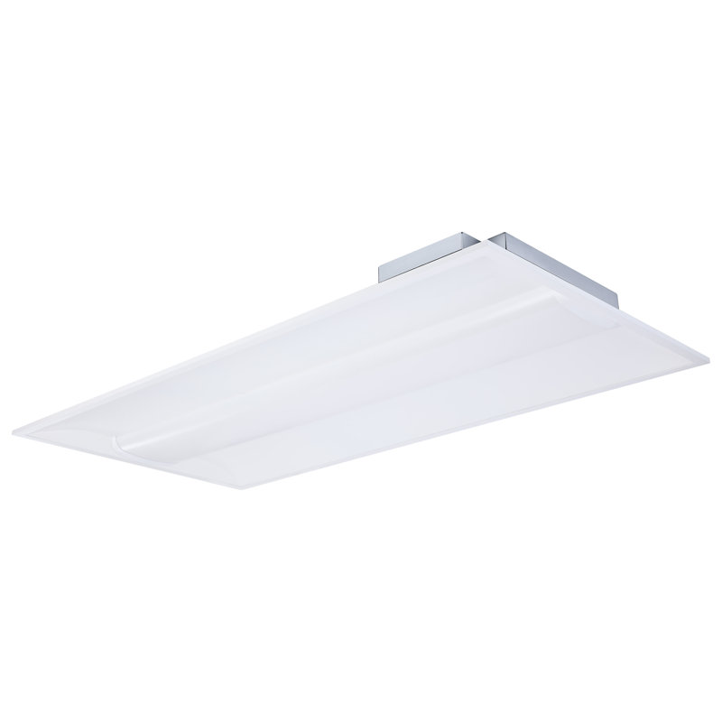 30/40/50 watts 35K / 4K / 5K CCT sélectionnable 2 x 4 DEL panier simple 120-277 volts finition blanche, Modèle standard 2 x 4