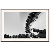 Cloud Gate In Gray Print by Ted Glasoe