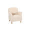 Chaise d'appoint rembourrée en velours côtelé Harlequin-134234301