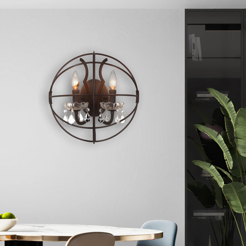 Margo Steel Candle Wall Light
