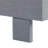 King Size Platform Bed Frame, Upholstered Tufted Headboard with Solid Wood Slats Support, Light Gray