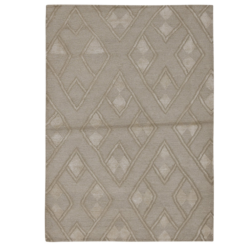 Tapis rectangulaire noué à la main