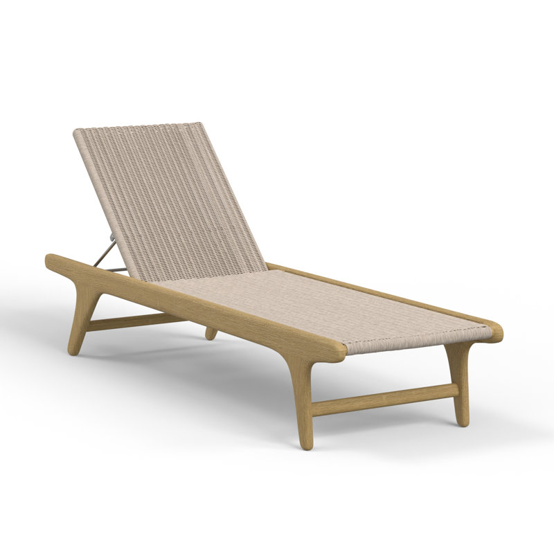 Sedona Outdoor Teak Chaise Lounge
