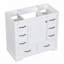 Meuble-lavabo de salle de bain sans lavabo, base d'armoire seulement avec 6 tiroirs-116026486-116026488