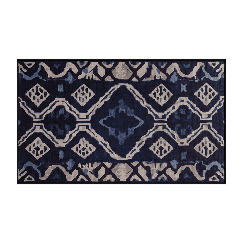 Machine Washable Gray Area Rug, Rectangle 8' x 12'