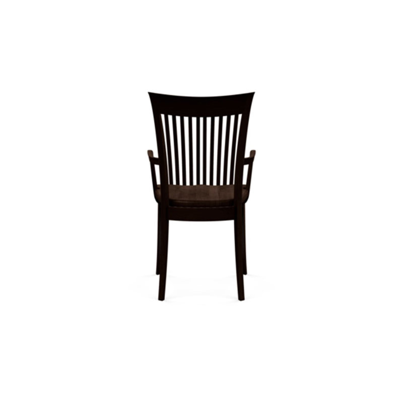 Sarah Upholstered Arm Chair, None, Smoke Cherry