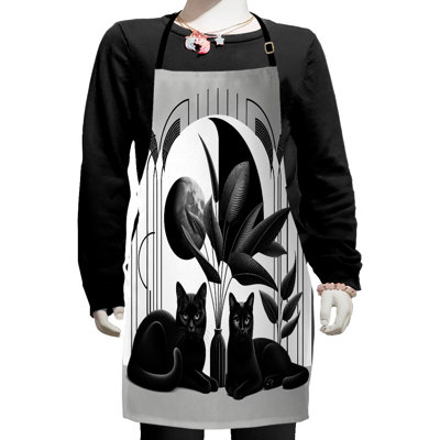 No Pattern Bib Apron