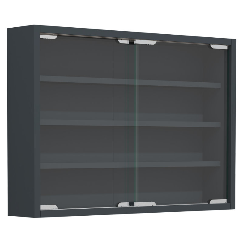 Peksenak Display Cabinet, Anthracite