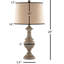 Lampe de table 28 po Crewkerne