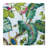 Plumeria Natural Abstract Square Napkin