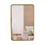 Miroir de salle de bain doré