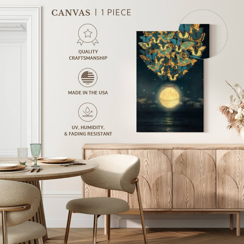 Kelan The Rising Moon, 39" H x 26" W