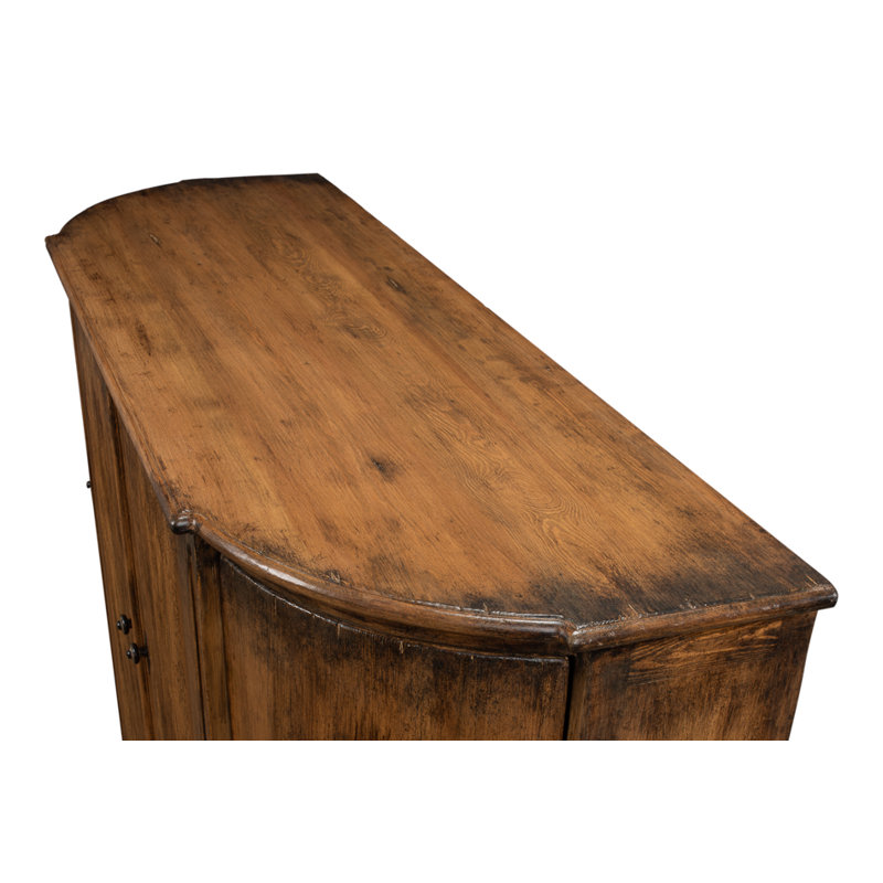 Brooks 63'' W Solid Wood Sideboard, Brown