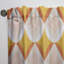 Mid-Century orange design - Rideau simple isolant avec passe-tringle-1590095041