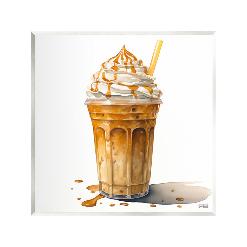 CoffeewithWhipsCreamWallArtbyRB, H 12 po x l 12 po