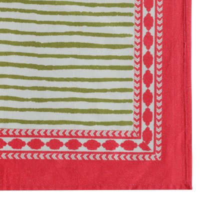 Ensemble de 4 serviettes de table en coton Crissy