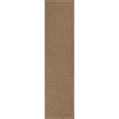 Maxine Easy Jute Contemporary Border Boho Fine Rib Weave Indoor/Outdoor Rug