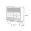 Armoire d'appoint Rattan Home
