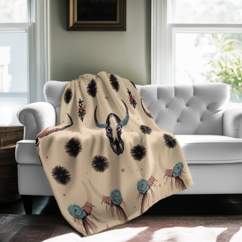 Native Heritage Harmony - couverture en sherpa 1 pièce de qualité supérieure - reproduction d'art luxueuse, l 60 po x L 80 po