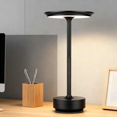 Paquet de 2 lampes de table rechargeables sans fil avec une batterie de 5000 mah, 3 modes de couleur, gradation continue, contrôle tactile, étanche IP54 pour une utilisation intérieure et extérieure