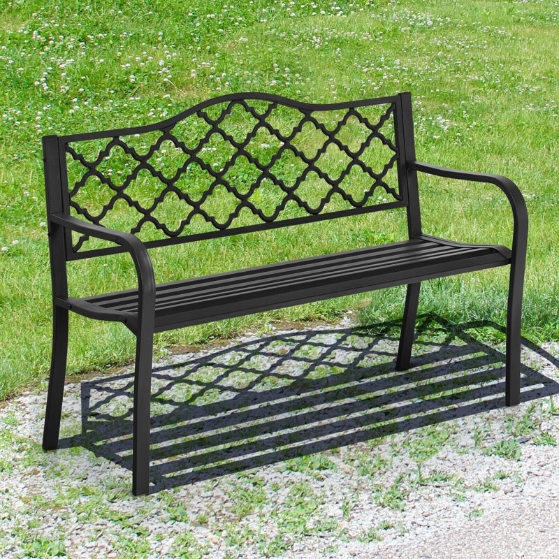 Metal Park Bench