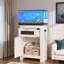 Support d'aquarium avec prises de courant, armoire de rangement et tiroir